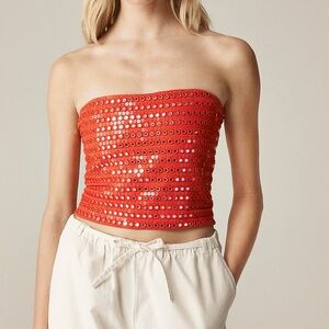 J.crew mirrored bandeau top